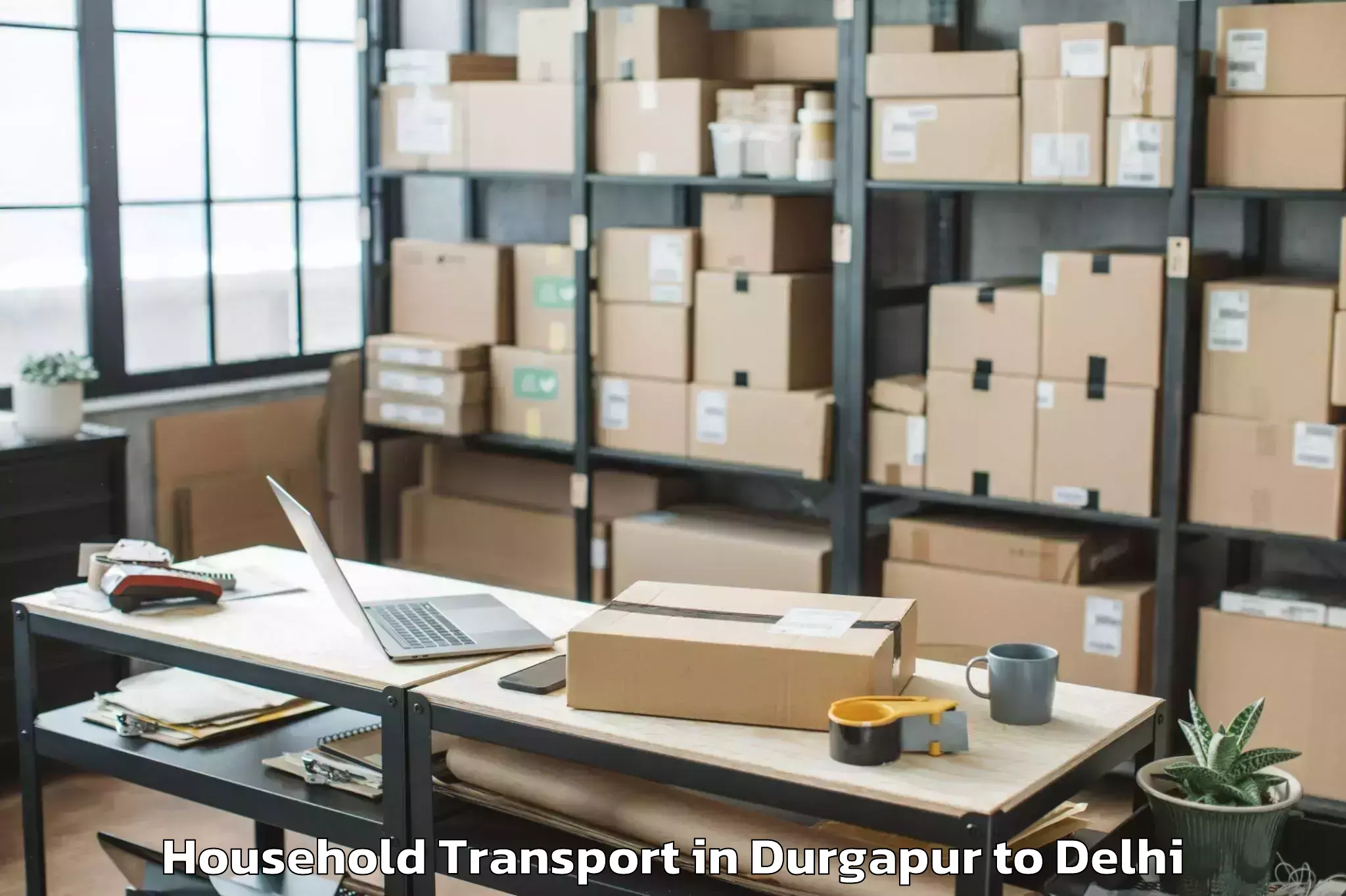 Easy Durgapur to Shahdara Household Transport Booking